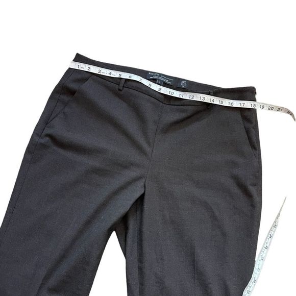 RW&CO Slim Curvy Fit Brown Tweed High Waist Cropped Dress Pant 14 - Picture 8 of 10